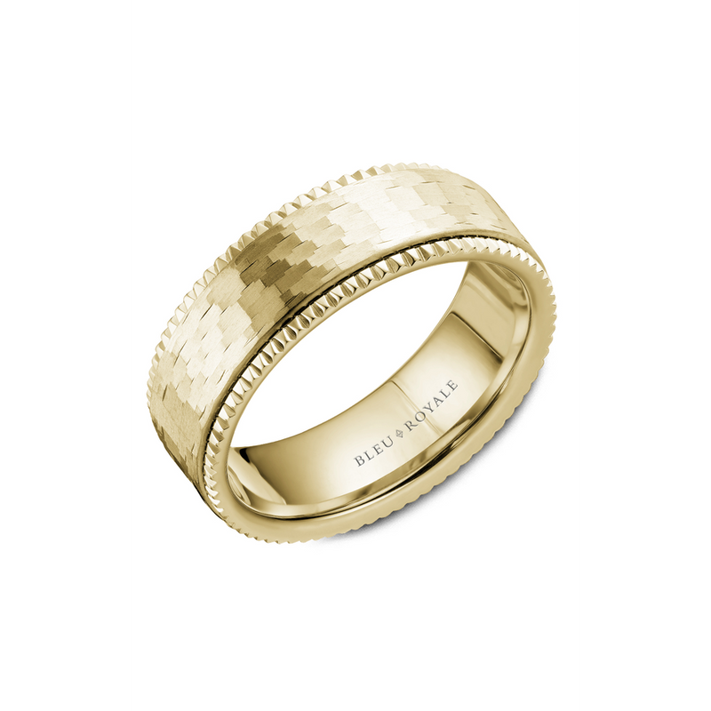 Bleu Royale Men's Wedding Band RYL-032Y75