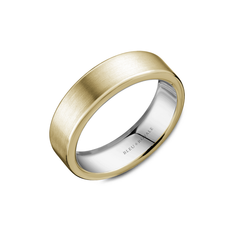 Bleu Royale Men's Wedding Band RYL-037YW65
