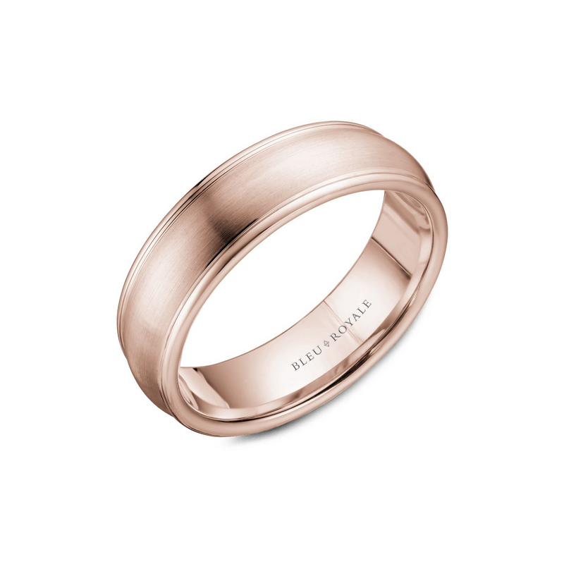 Bleu Royale Men's Wedding Band RYL-039R65