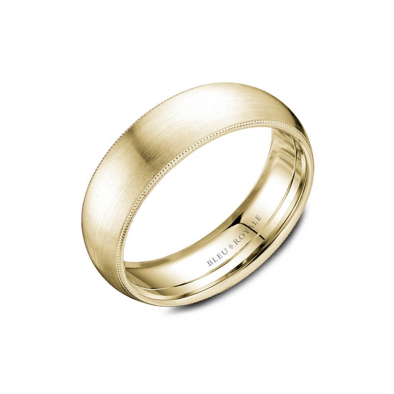 Bleu Royale Men's Wedding Band RYL-040Y65