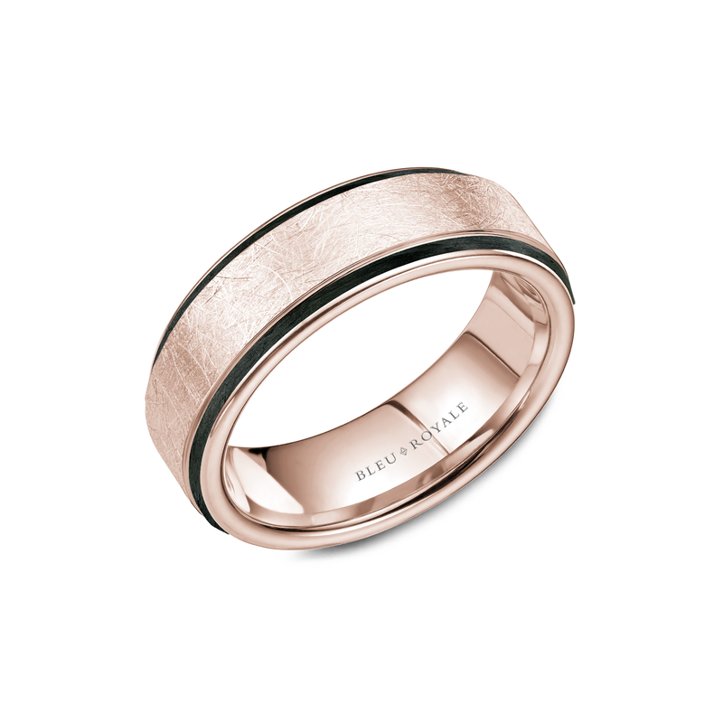 Bleu Royale Men's Wedding Band RYL-048R75