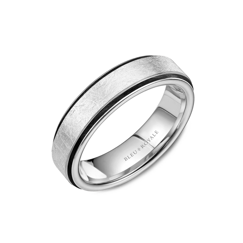 Bleu Royale Men's Wedding Band RYL-048W6