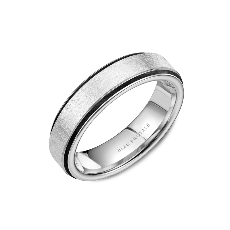 Bleu Royale Men's Wedding Band RYL-048W6
