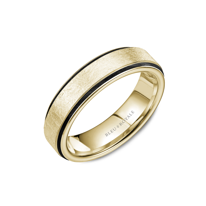 Bleu Royale Men's Wedding Band RYL-048Y6