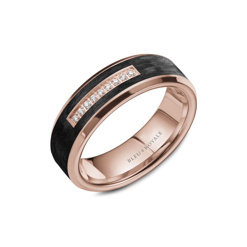 Bleu Royale Men's Wedding Band RYL-049RD7