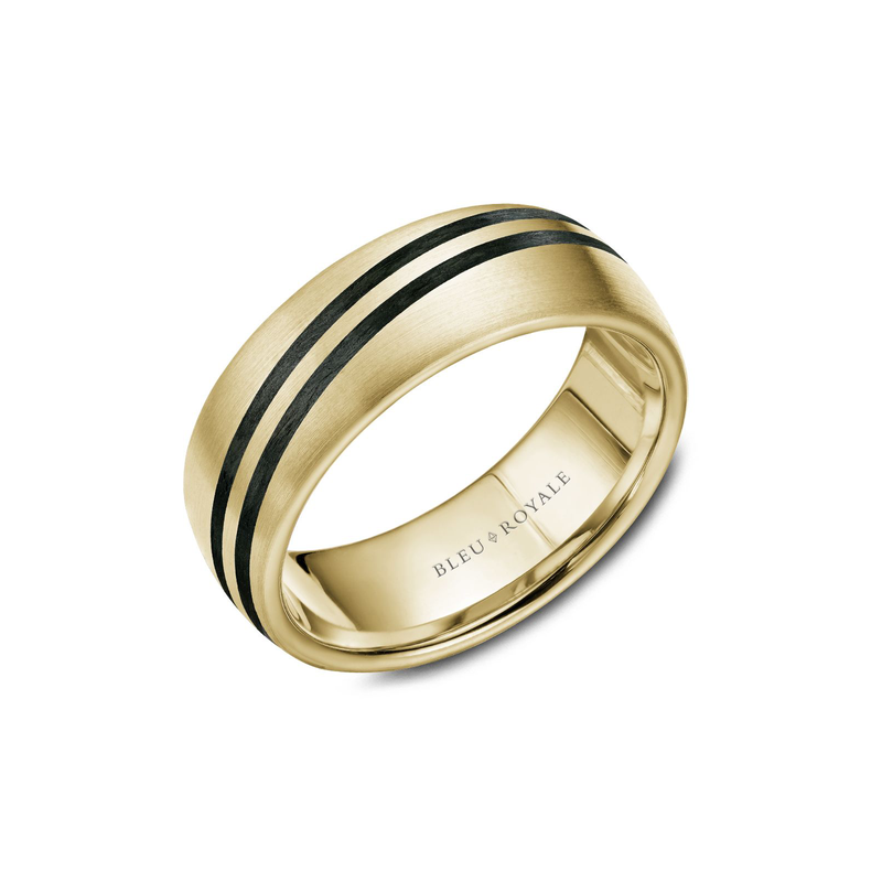 Bleu Royale Men's Wedding Band RYL-050Y8