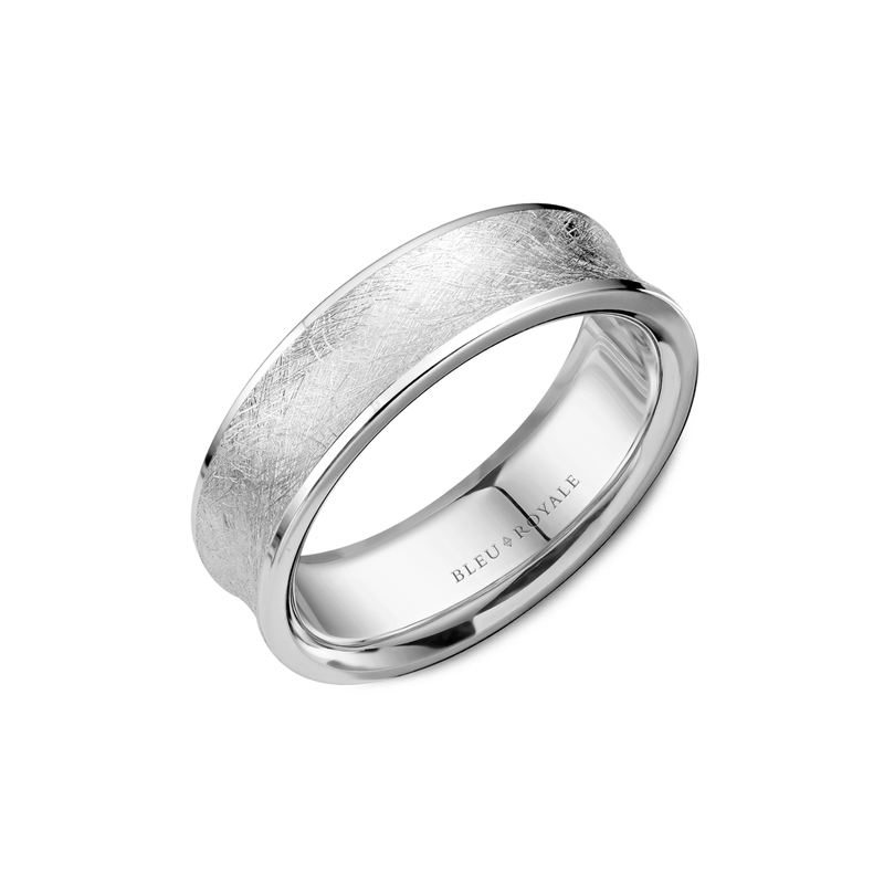 Bleu Royale Men's Wedding Band RYL-053W6