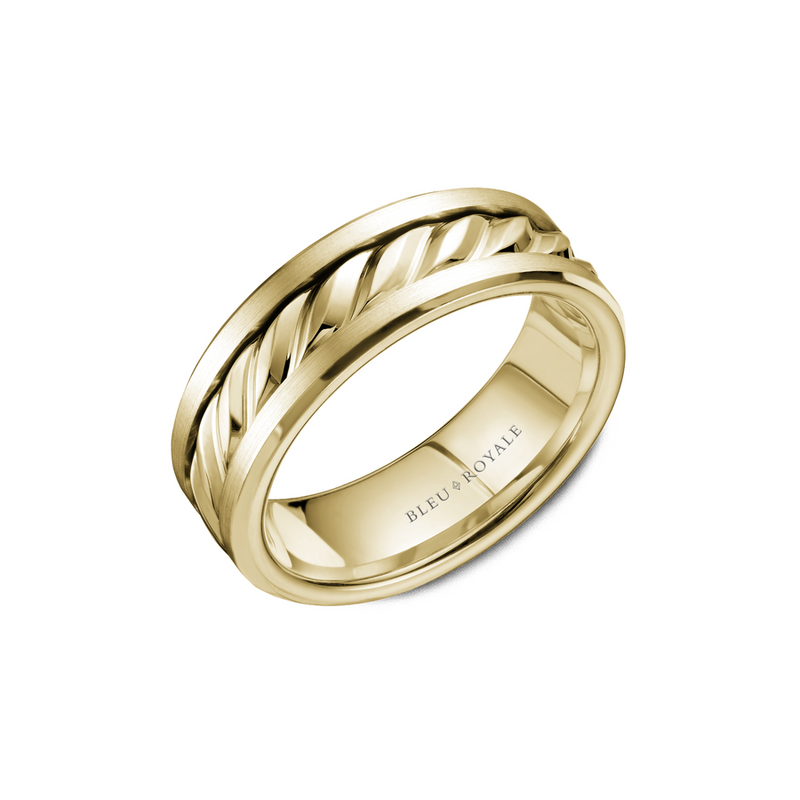 Bleu Royale Men's Wedding Band RYL-060Y75