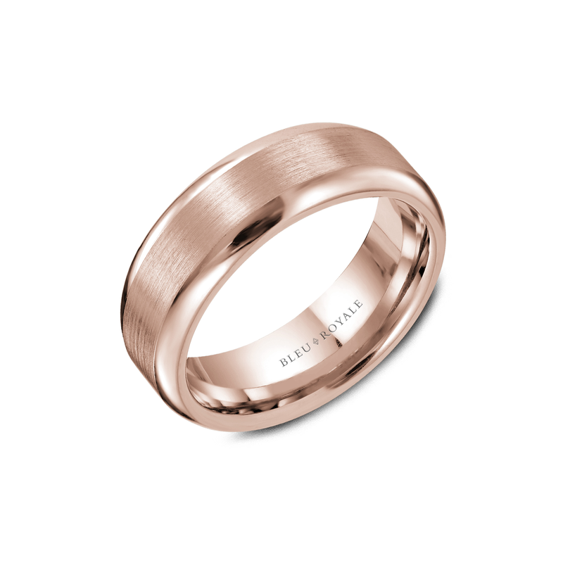 Bleu Royale Men's Wedding Band RYL-075R7