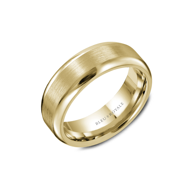 Bleu Royale Men's Wedding Band RYL-075Y7