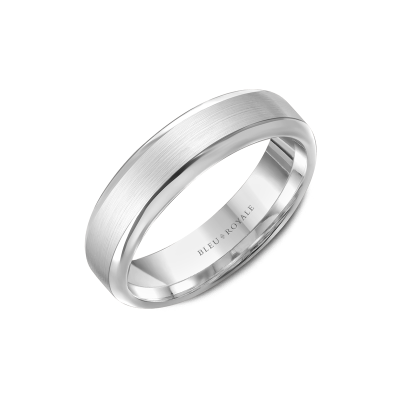 Bleu Royale Men's Wedding Band RYL-076W6