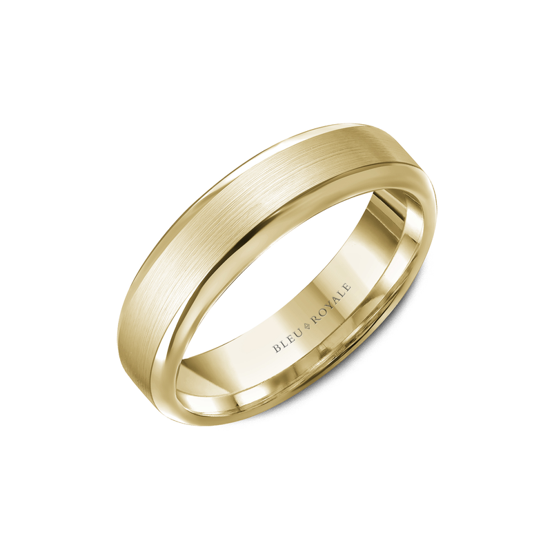 Bleu Royale Men's Wedding Band RYL-076Y6