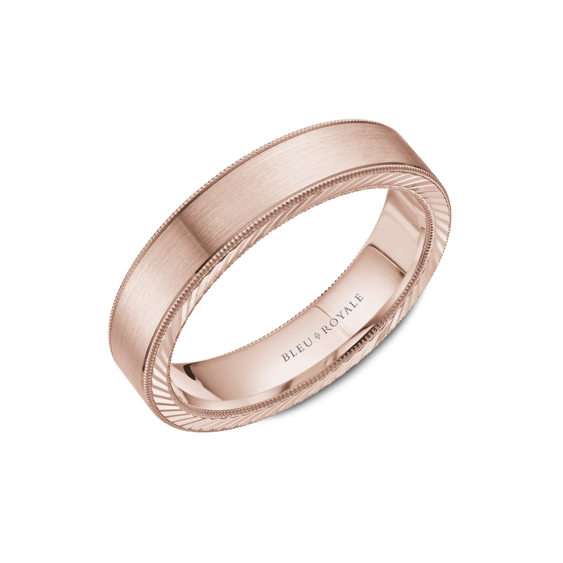 Bleu Royale Men's Wedding Band RYL-078R5