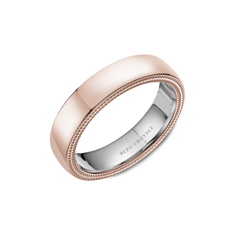 Bleu Royale Men's Wedding Band RYL-079RW55