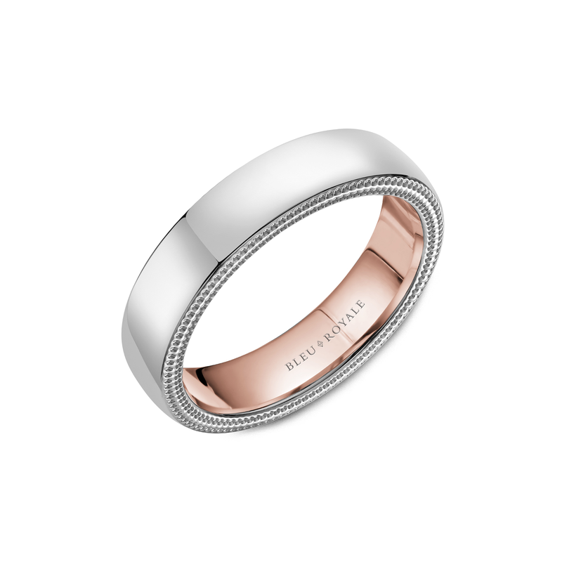 Bleu Royale Men's Wedding Band RYL-079WR55