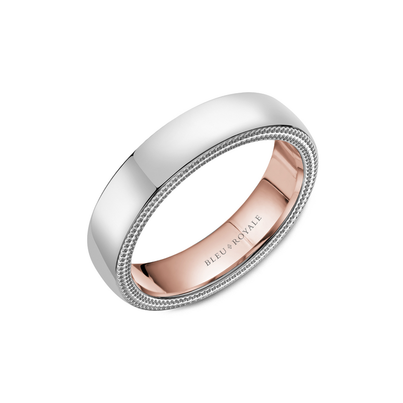 Bleu Royale Men's Wedding Band RYL-079WR55