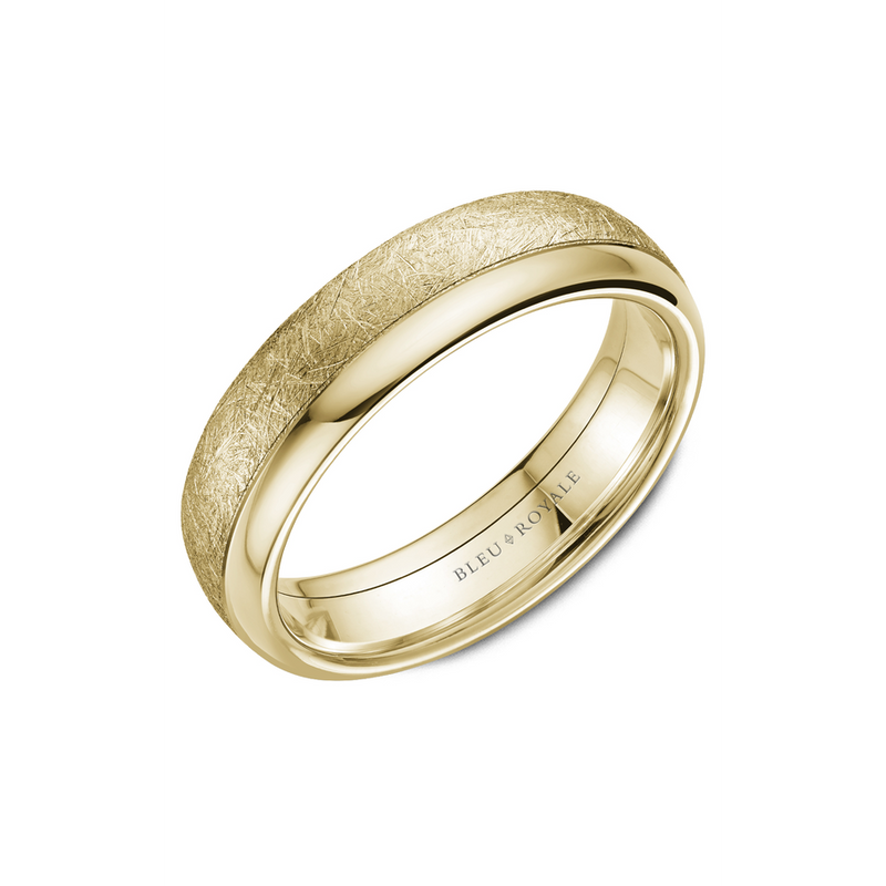 Bleu Royale Men's Wedding Band RYL-081Y6