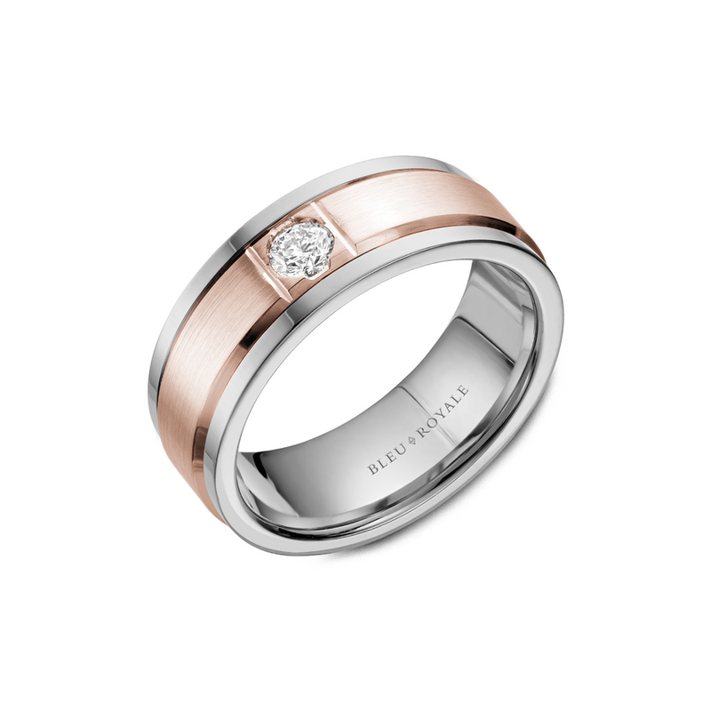 Bleu Royale Men's Wedding Band RYL-084RWD8