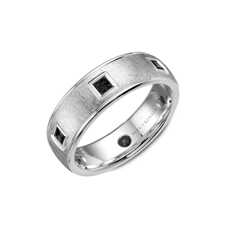 Bleu Royale Men's Wedding Band RYL-089WD75
