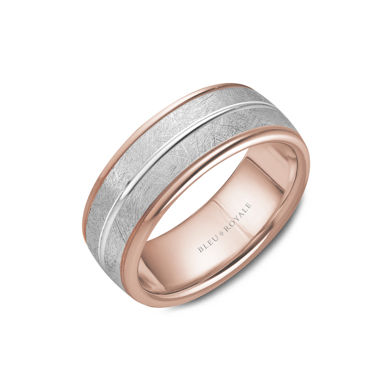 Bleu Royale Men's Wedding Band RYL-102WR85