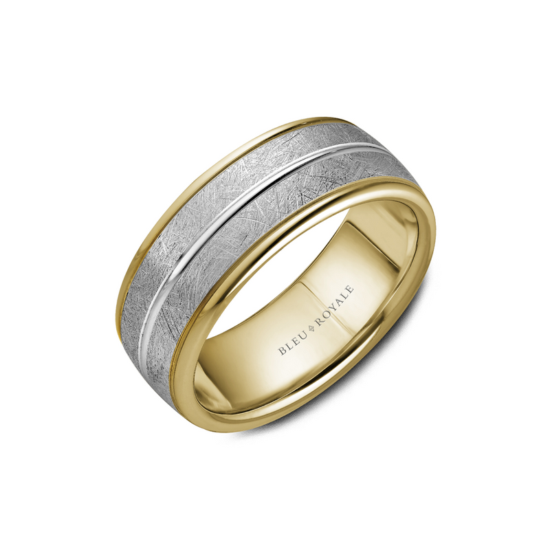 Bleu Royale Men's Wedding Band RYL-102WY85