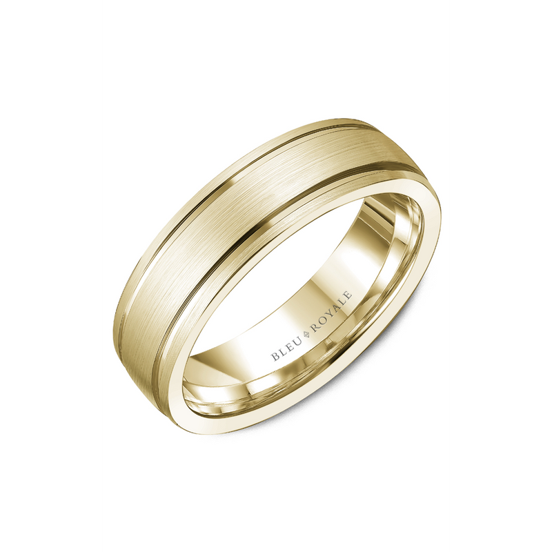 Bleu Royale Men's Wedding Band RYL-103Y65