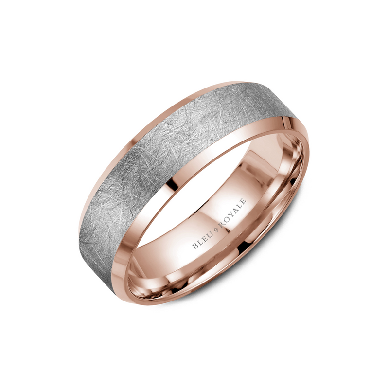 Bleu Royale Men's Wedding Band RYL-104WR7