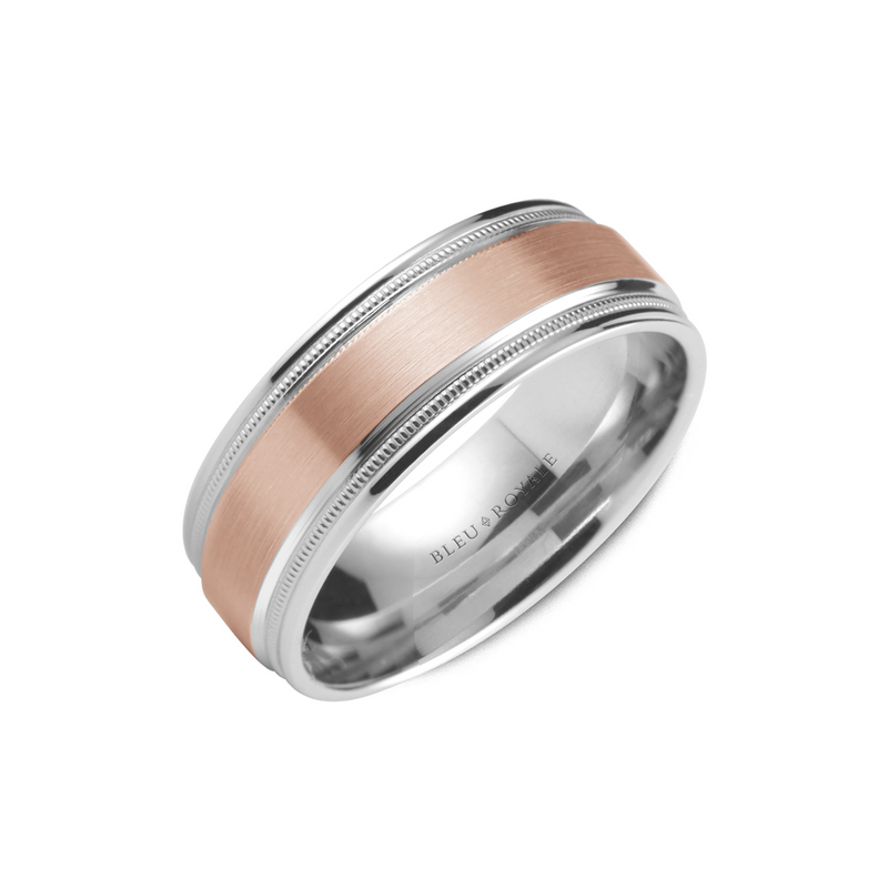Bleu Royale Men's Wedding Band RYL-105RW65