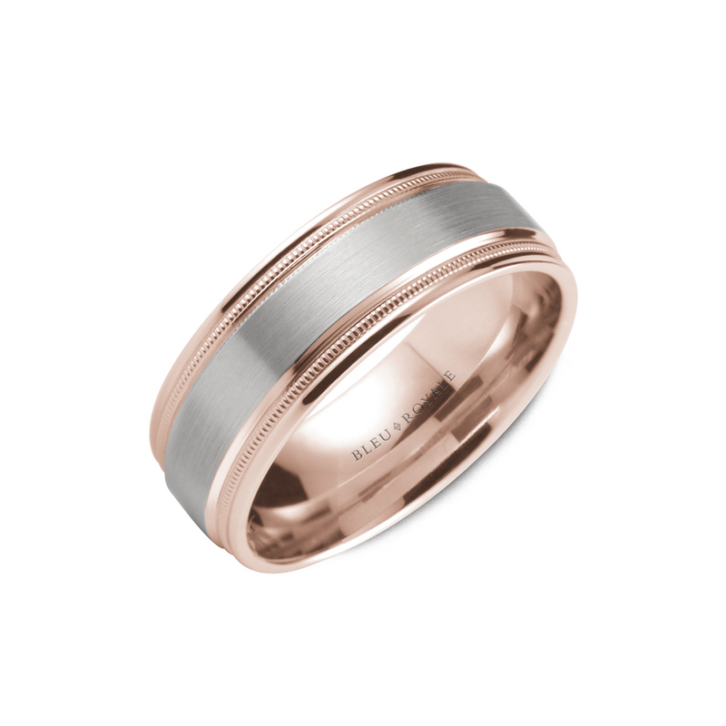 Bleu Royale Men's Wedding Band RYL-105WR65