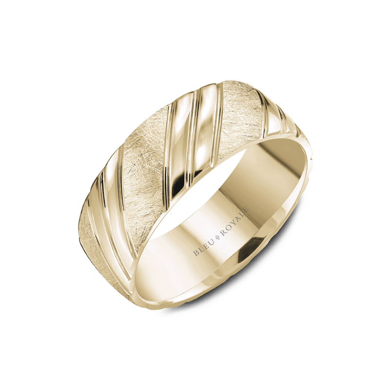 Bleu Royale Men's Wedding Band RYL-108Y85