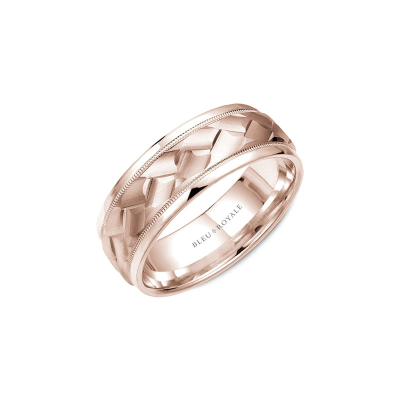 Bleu Royale Men's Wedding Band RYL-111R85