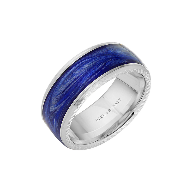 Bleu Royale Men's Wedding Band RYL-133UBW95