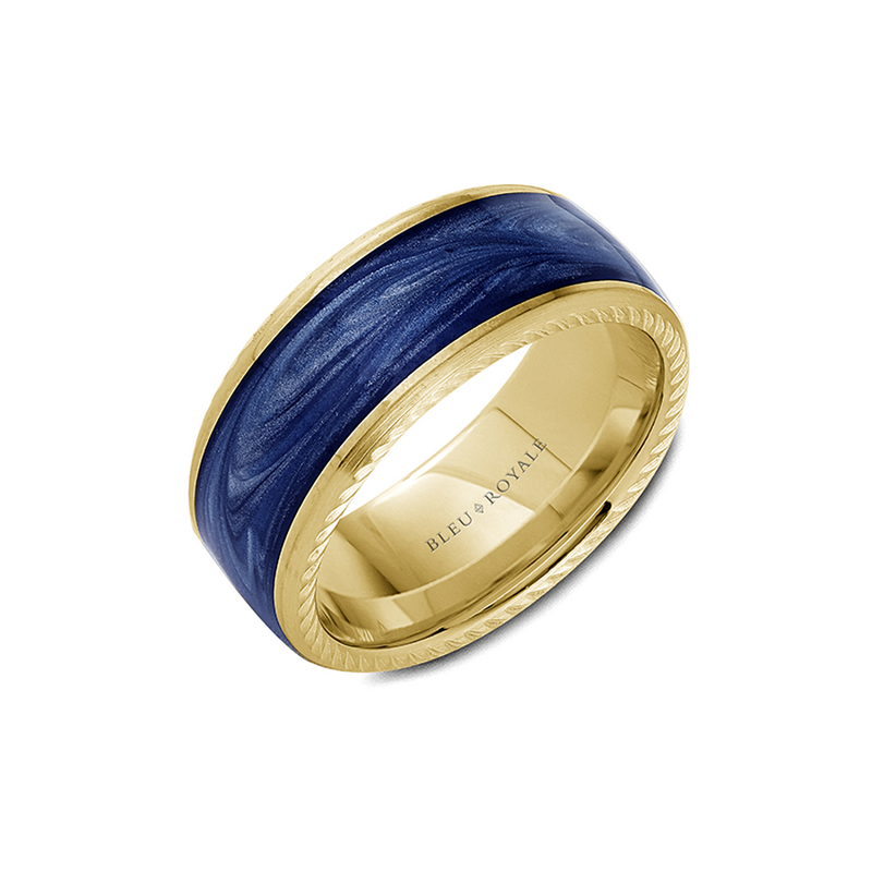 Bleu Royale Men's Wedding Band RYL-133UBY95