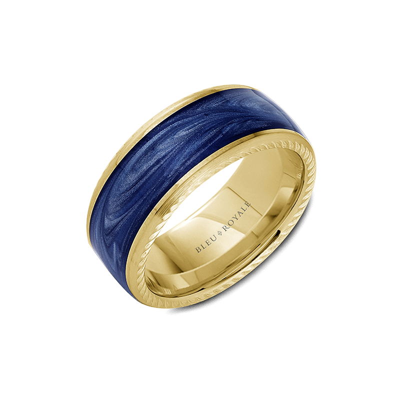 Bleu Royale Men's Wedding Band RYL-133UBY95