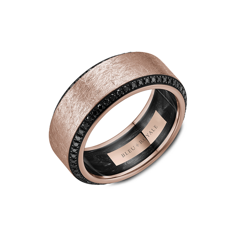 Bleu Royale Men's Wedding Band RYL-154RBD9