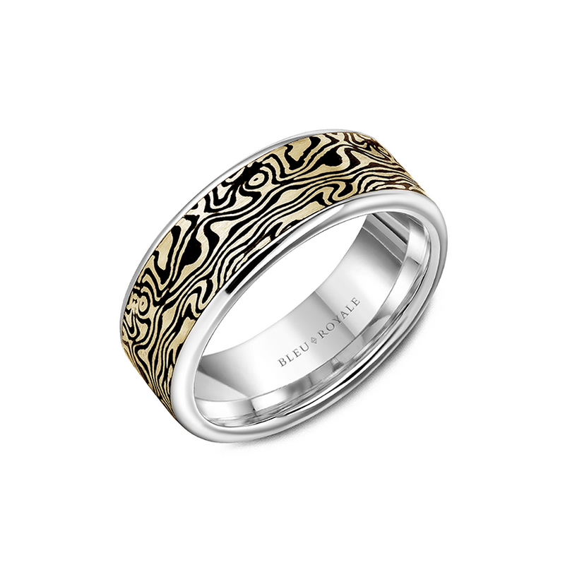 Bleu Royale Men's Wedding Band RYL-178YW8