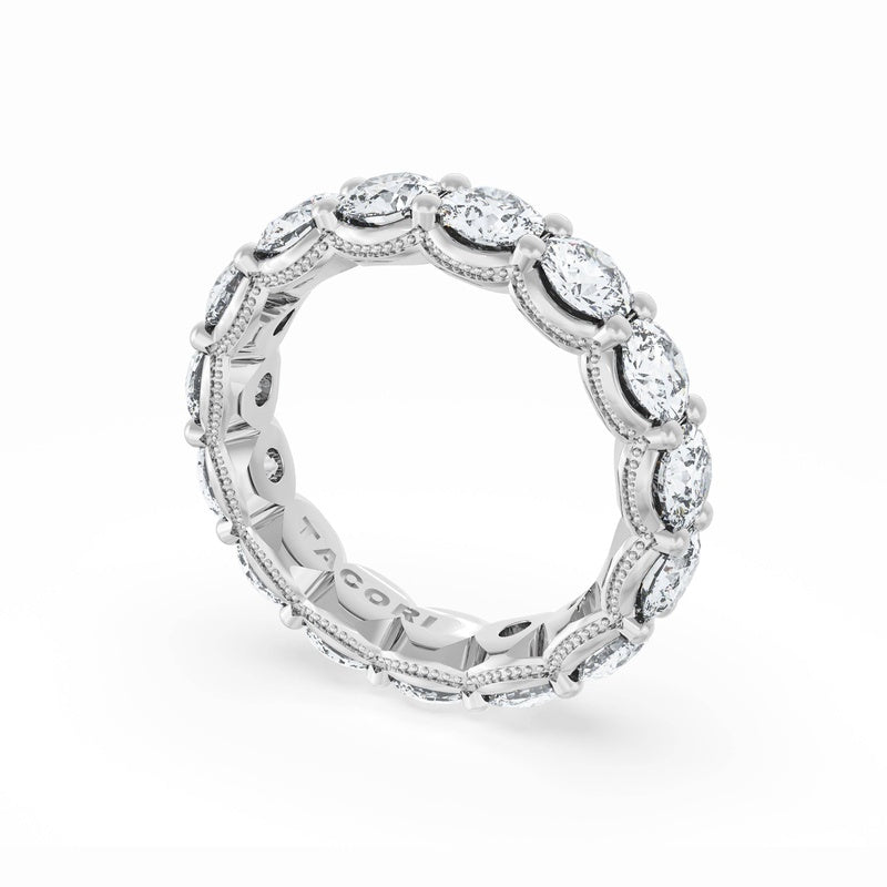 Round Cut Diamond Eternity Band in 14kt White Gold