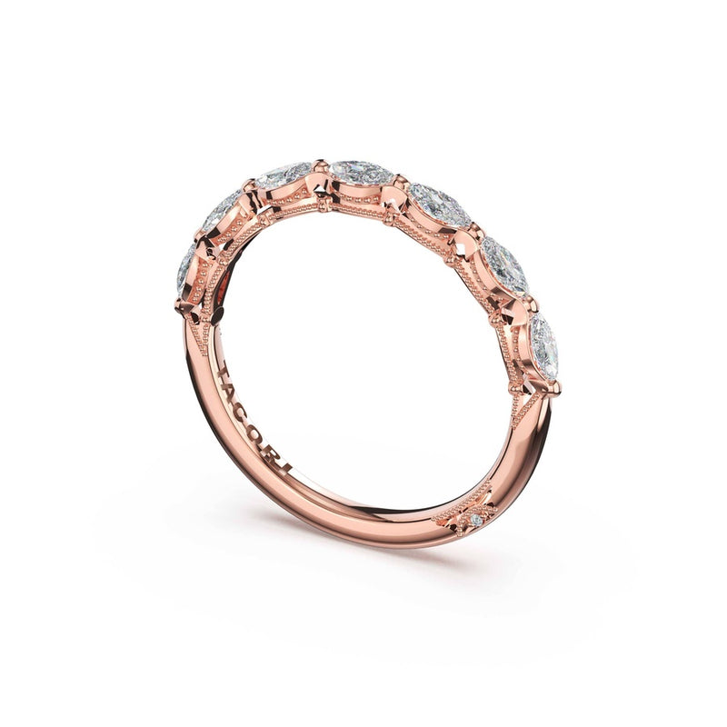 Diamond Eternity Band in 18kt Rose Gold