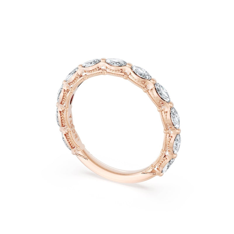 Diamond Eternity Band in 18kt Rose Gold