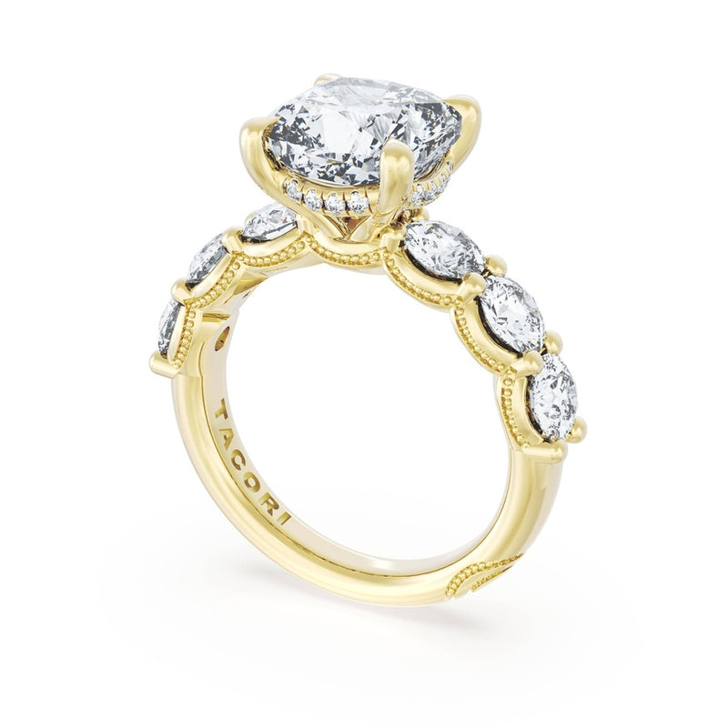 Cushion Solitaire Engagement Ring
