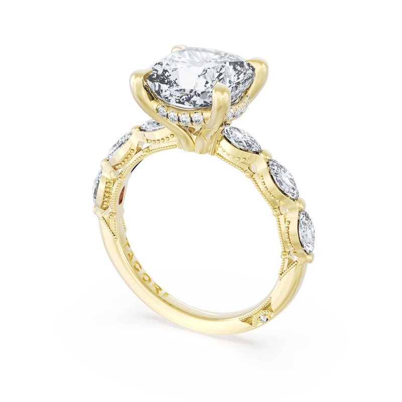 Cushion Solitaire Engagement Ring