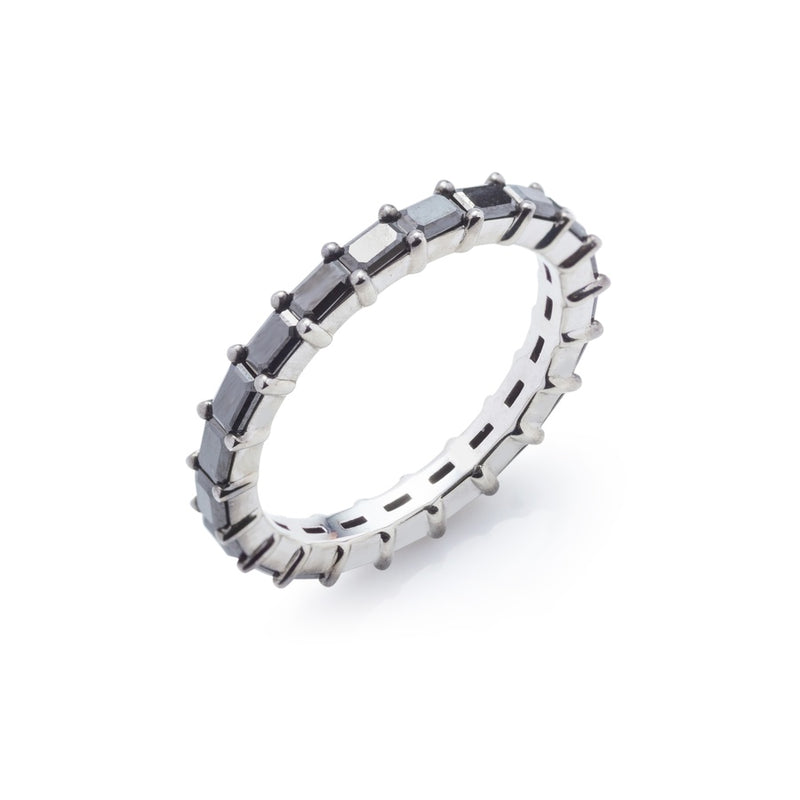Classique Creations East West Black Diamond Band Z4121B