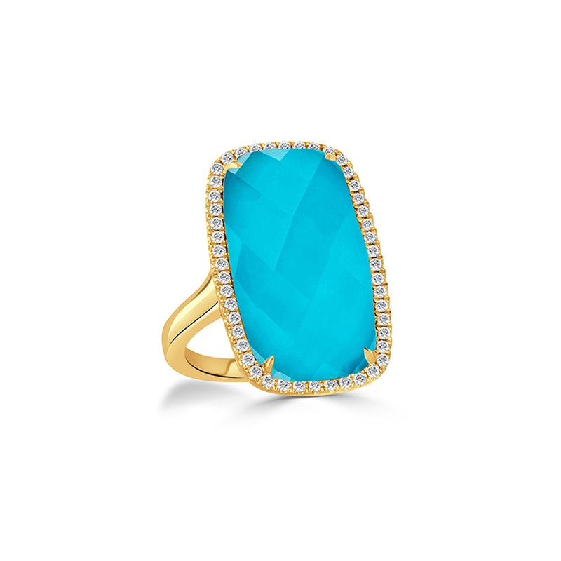 Doves by Doron Paloma St. Barths Fashion Ring R7155TQ-Y
