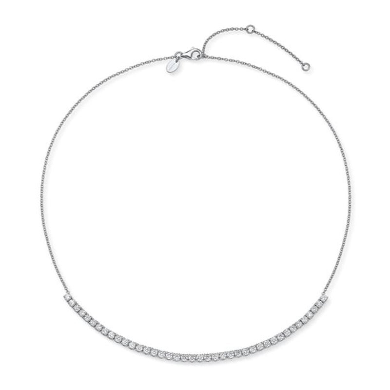 40=2.01CTW 18KW UNIFORM 1/4 LINE PENDANT NECKLACE