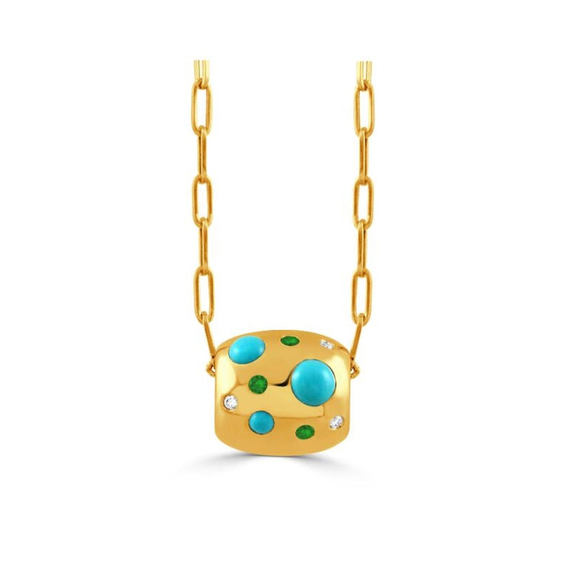 Doves by Doron Paloma Pouf Necklace P12063TSTQ