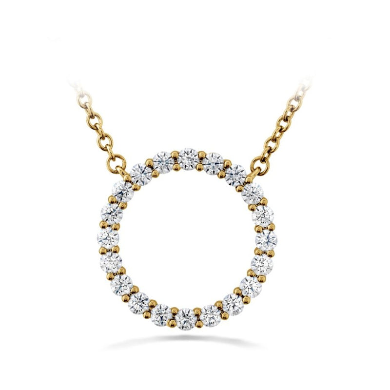 20=.36TW VS-SI G-H 18KY PENDANT NECKLACE (MED)