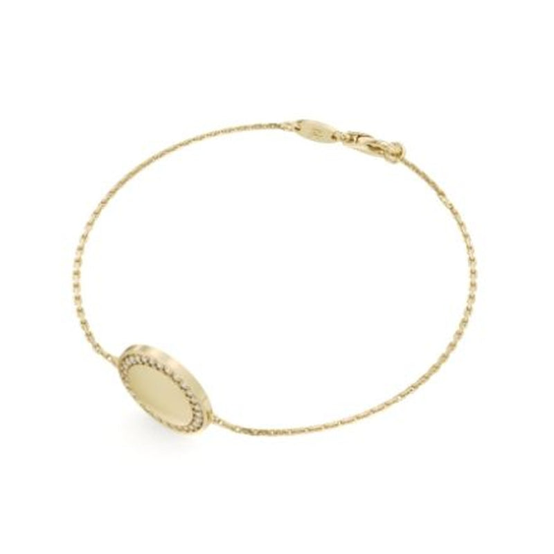 28=.20CTW LAB 10KY AURA DISC BRACELET