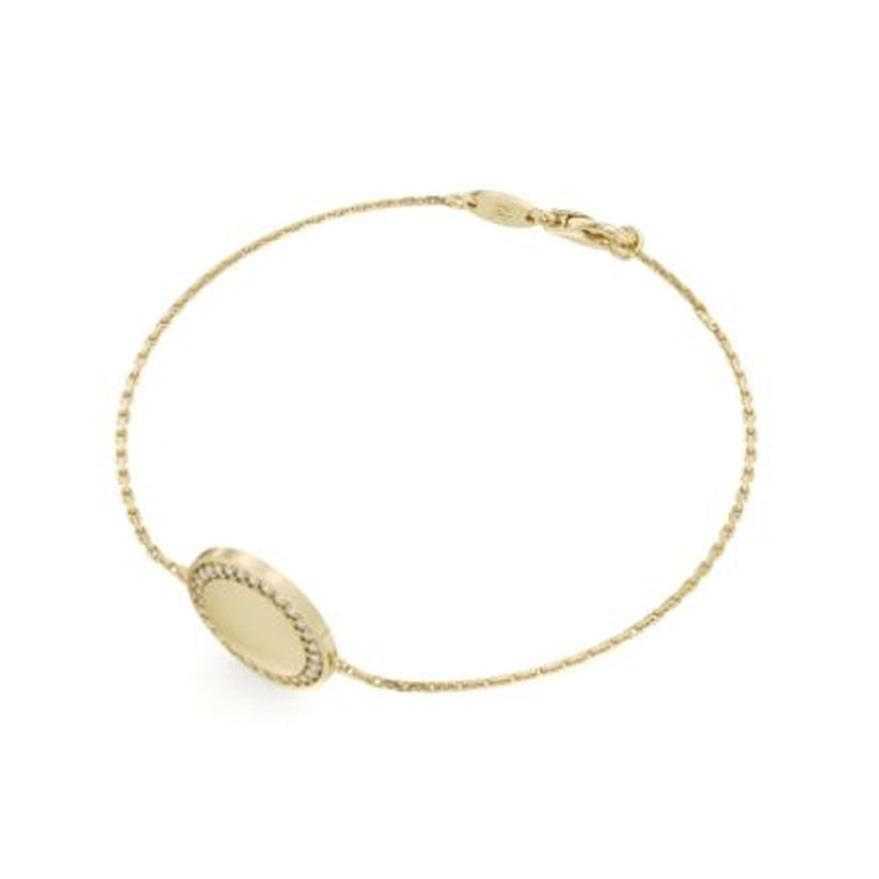 28=.20CTW LAB 10KY AURA DISC BRACELET