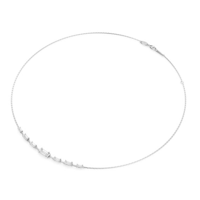 1=1.50CTW LAB 10KW BAGUETTE NECKLACE