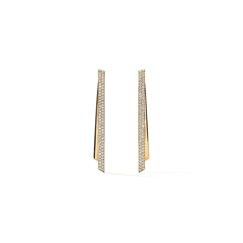 Hearts on Fire INSIDE/OUT Diamond Stiletto Flip Earrings UU2996 : 2.30 : : 18KY : GH/VS
